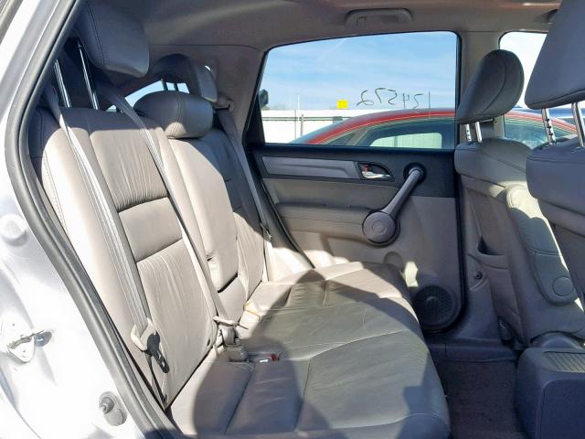 JHLRE38748C018381 - 2008 HONDA CR-V EXL SILVER photo 6