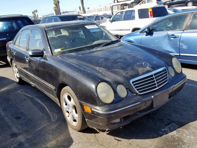 WDBJF65J52B466441 - 2002 MERCEDES-BENZ E 320 BLACK photo 1