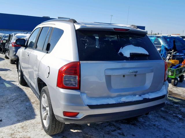 1J4NT1FA5BD272035 - 2011 JEEP COMPASS SP GRAY photo 3