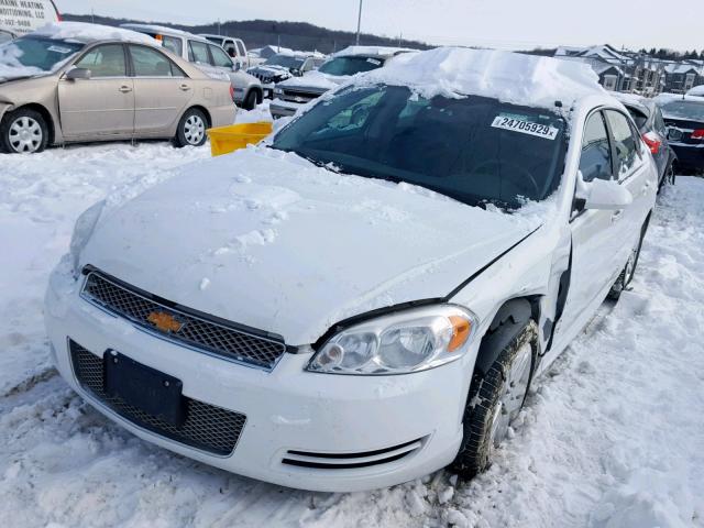 2G1WB5E31E1106756 - 2014 CHEVROLET IMPALA LIM WHITE photo 2