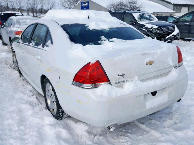 2G1WB5E31E1106756 - 2014 CHEVROLET IMPALA LIM WHITE photo 3