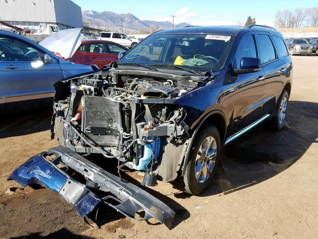 1C4RDJDG1DC659962 - 2013 DODGE DURANGO CR BLUE photo 2