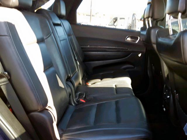 1C4RDJDG1DC659962 - 2013 DODGE DURANGO CR BLUE photo 6