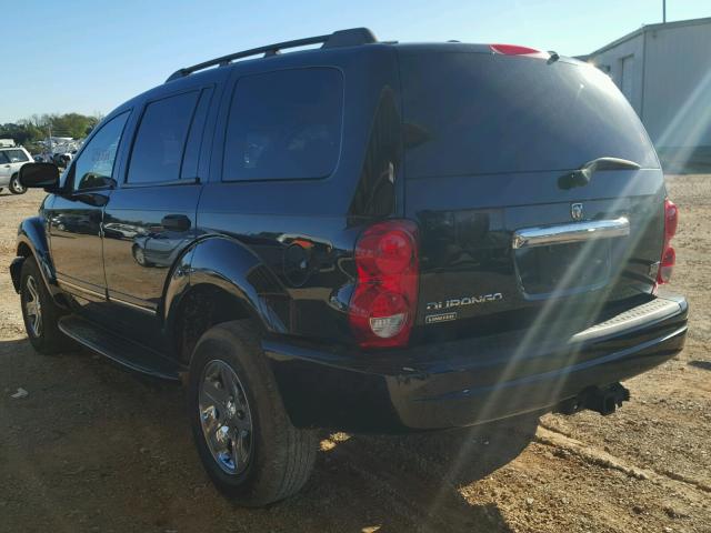 1D8HD58D94F117933 - 2004 DODGE DURANGO LI BLACK photo 3