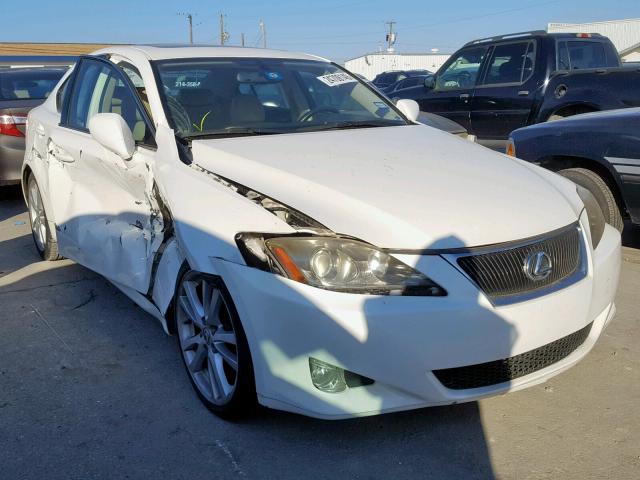 JTHBK262562005729 - 2006 LEXUS IS 250 WHITE photo 1