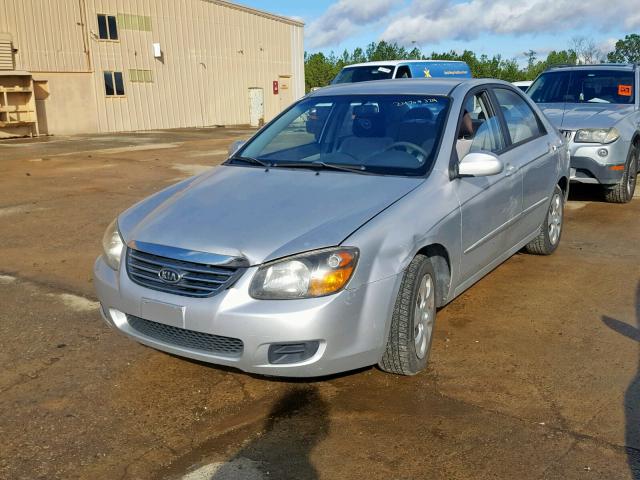 KNAFE221895655906 - 2009 KIA SPECTRA EX SILVER photo 2