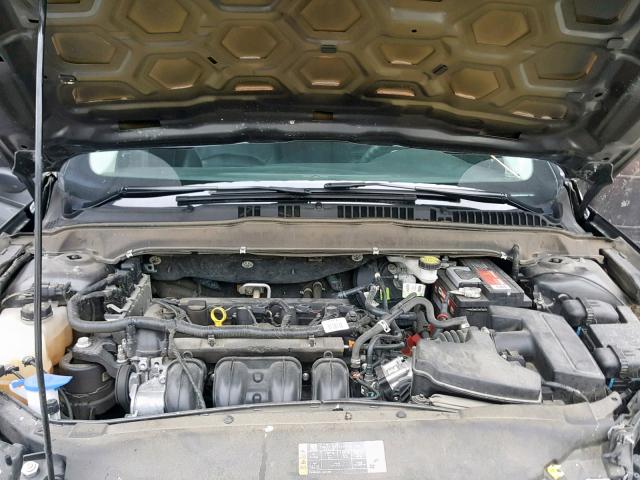 3FA6P0G72GR323281 - 2016 FORD FUSION S CHARCOAL photo 7