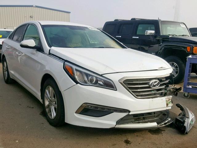 5NPE24AA0FH154623 - 2015 HYUNDAI SONATA ECO WHITE photo 1