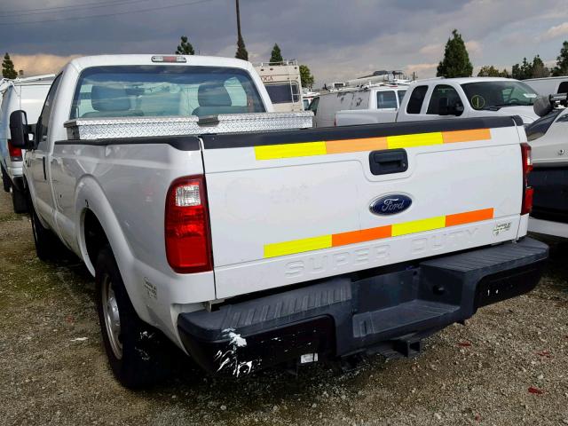 1FTBF2A68DEB82271 - 2013 FORD F250 SUPER WHITE photo 3