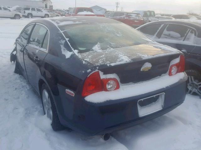 1G1ZG57B294196612 - 2009 CHEVROLET MALIBU LS BLUE photo 3