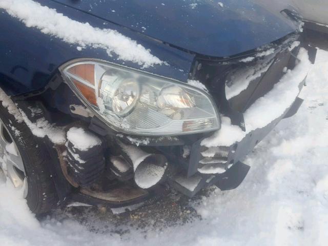 1G1ZG57B294196612 - 2009 CHEVROLET MALIBU LS BLUE photo 9