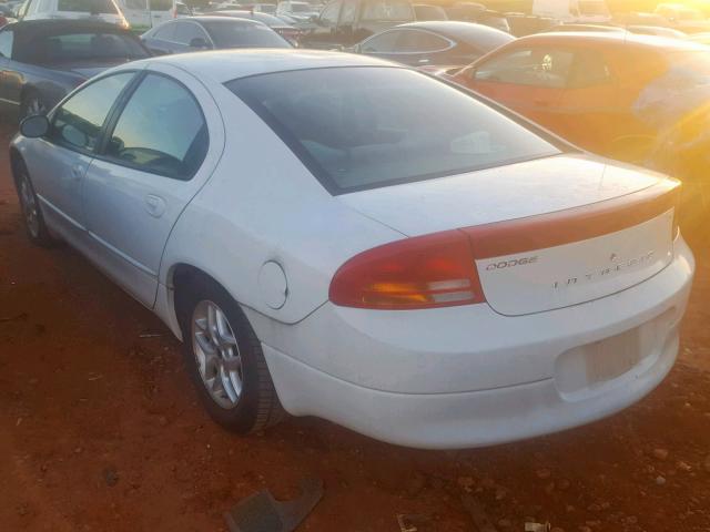 2B3HD46R12H189455 - 2002 DODGE INTREPID S 白色 照片 3