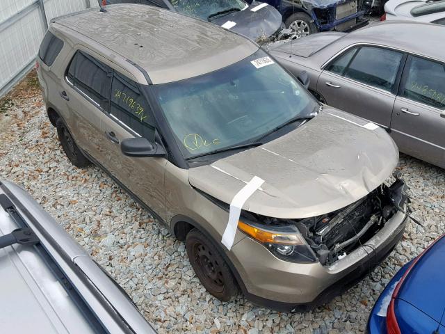 1FM5K8AR7EGB63685 - 2014 FORD EXPLORER P GOLD photo 1