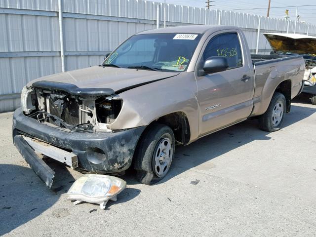 5TENX22NX7Z395255 - 2007 TOYOTA TACOMA GOLD photo 2