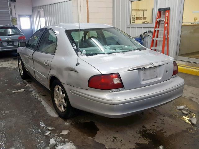 1MEFM50U22G645143 - 2002 MERCURY SABLE GS SILVER photo 3