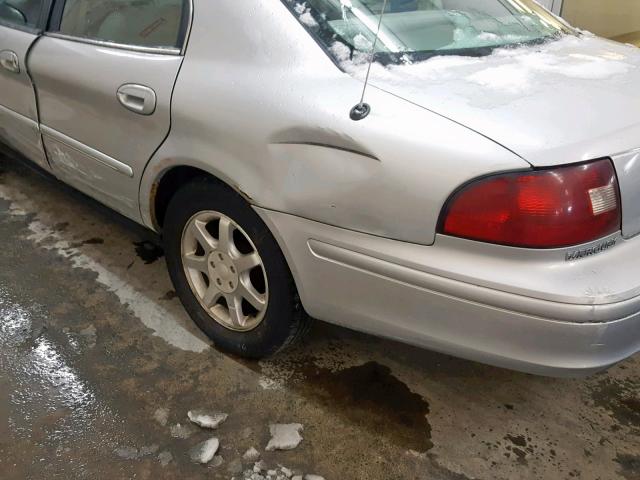 1MEFM50U22G645143 - 2002 MERCURY SABLE GS SILVER photo 9