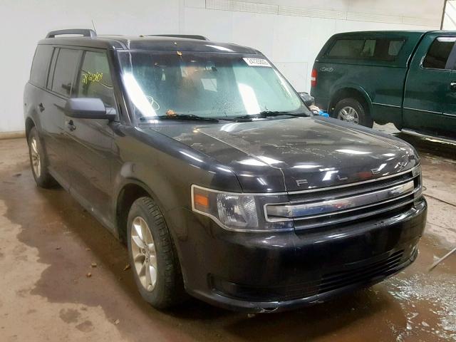 2FMGK5B87DBD27293 - 2013 FORD FLEX SE BLACK photo 1