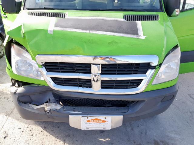 WD0PE746375136330 - 2007 DODGE SPRINTER 2 GREEN photo 7