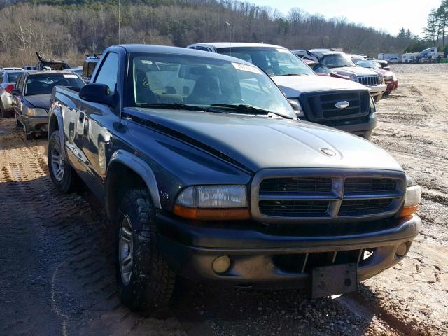 1D7GG16X23S375133 - 2003 DODGE DAKOTA SXT GRAY photo 1