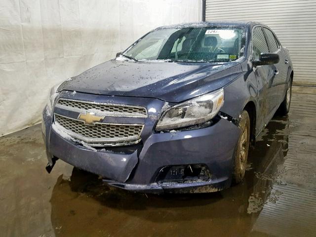 1G11B5SA8DF303492 - 2013 CHEVROLET MALIBU LS BLUE photo 2
