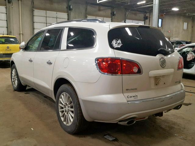 5GAER23728J147170 - 2008 BUICK ENCLAVE CX WHITE photo 3