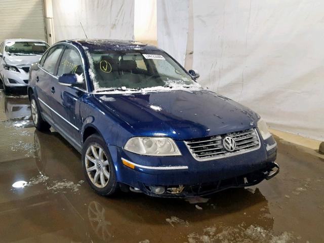 WVWPD63B44P321247 - 2004 VOLKSWAGEN PASSAT GLS BLUE photo 1