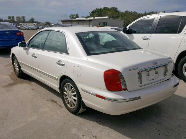 KMHFU45E14A346905 - 2004 HYUNDAI XG 350 WHITE photo 3