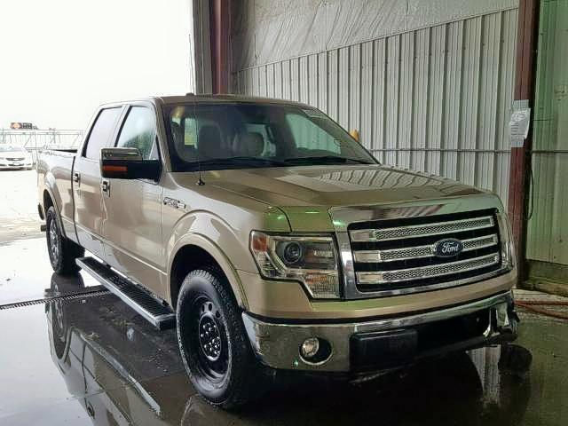 1FTFW1CF2DKE75917 - 2013 FORD F150 SUPER GOLD photo 1