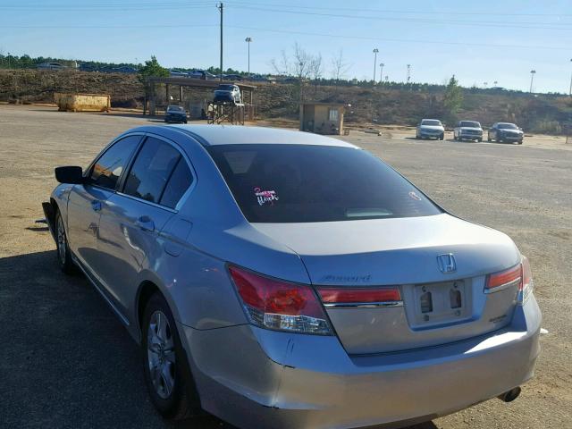 1HGCP2F42CA020281 - 2012 HONDA ACCORD LXP SILVER photo 3