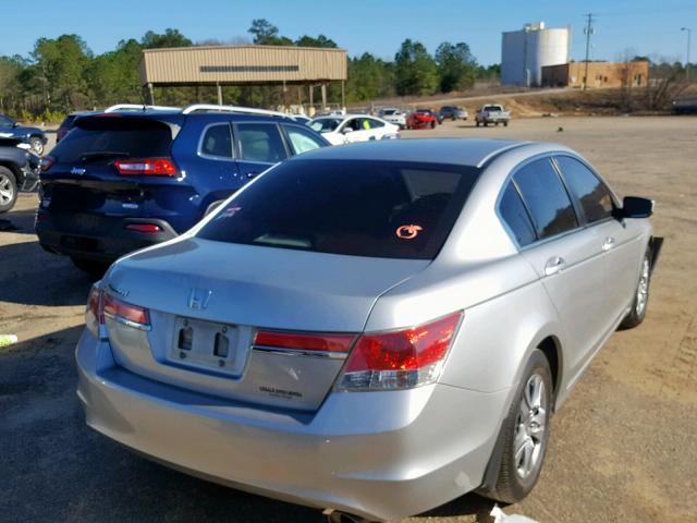 1HGCP2F42CA020281 - 2012 HONDA ACCORD LXP SILVER photo 4