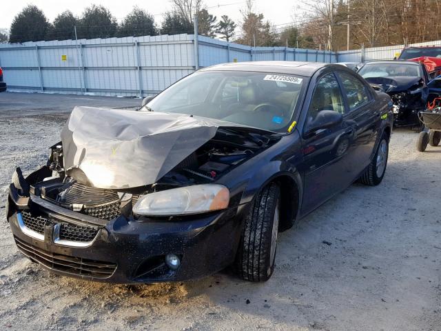 1B3EL46X76N164836 - 2006 DODGE STRATUS SX BLACK photo 2