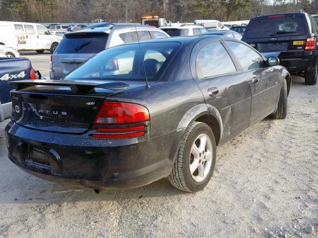 1B3EL46X76N164836 - 2006 DODGE STRATUS SX BLACK photo 4