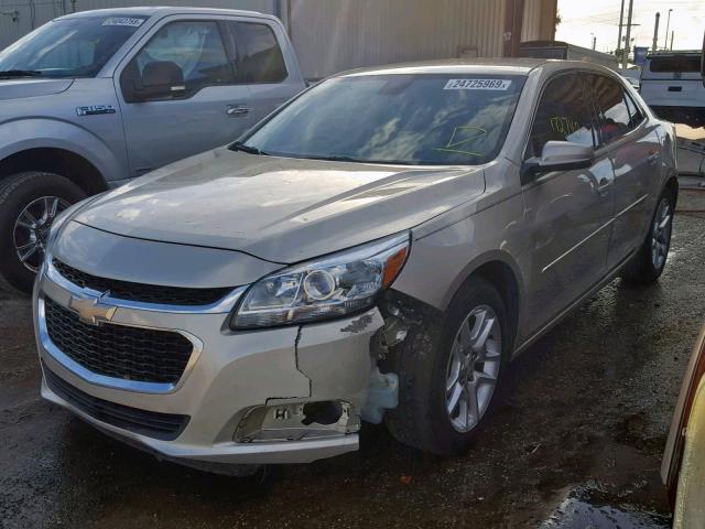1G11C5SL7EF216179 - 2014 CHEVROLET MALIBU 1LT BEIGE photo 2