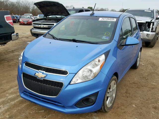 KL8CB6S99EC546011 - 2014 CHEVROLET SPARK LS BLUE photo 2