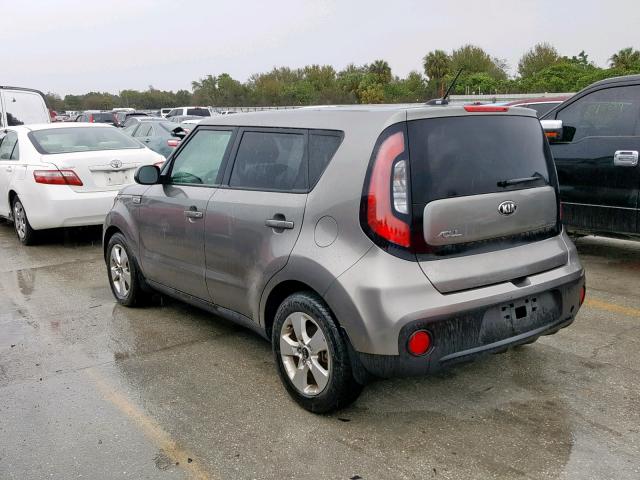 KNDJN2A27H7481756 - 2017 KIA SOUL CHARCOAL photo 3