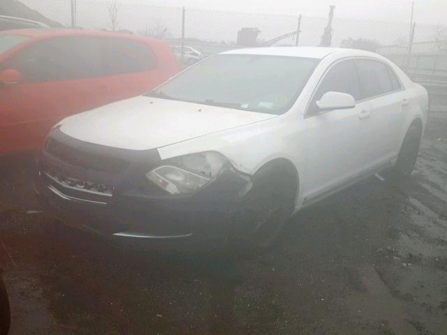 1G1ZH57B29F245616 - 2009 CHEVROLET MALIBU 1LT WHITE photo 2