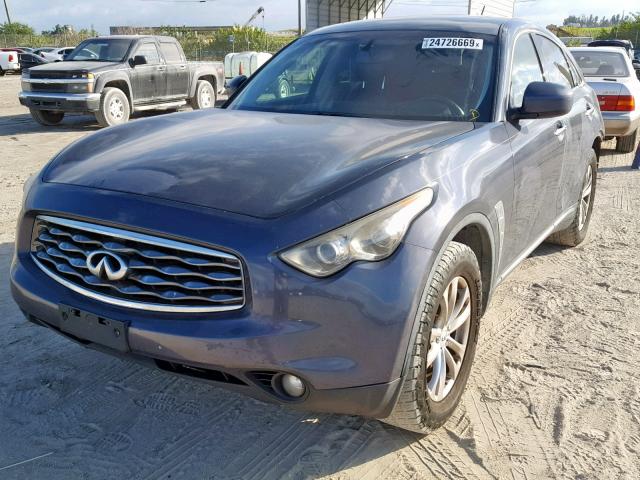 JN8AS1MW4BM730173 - 2011 INFINITI FX35 BLACK photo 2