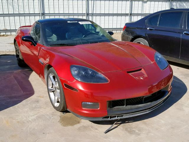 1G1YW2DW2D5106057 - 2013 CHEVROLET CORVETTE G RED photo 1