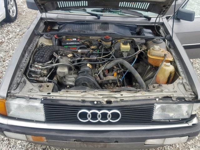 WAUFB0819GA115408 - 1986 AUDI 4000 S CUS GOLD photo 7