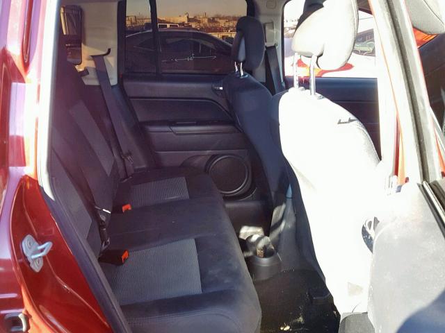 1J4NT1FA8BD165612 - 2011 JEEP COMPASS SP ბურგუნდია ფოტო 6