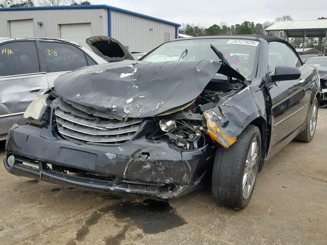 1C3LC65M78N614971 - 2008 CHRYSLER SEBRING LI BLACK photo 2