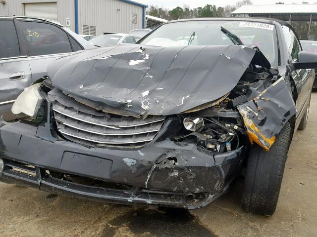 1C3LC65M78N614971 - 2008 CHRYSLER SEBRING LI BLACK photo 9