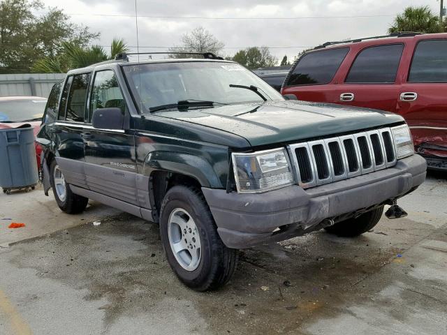 1J4GZ58Y7TC215769 - 1996 JEEP GRAND CHER GREEN photo 1