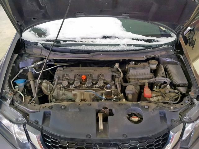 19XFB2F98FE251127 - 2015 HONDA CIVIC EXL GRAY photo 7