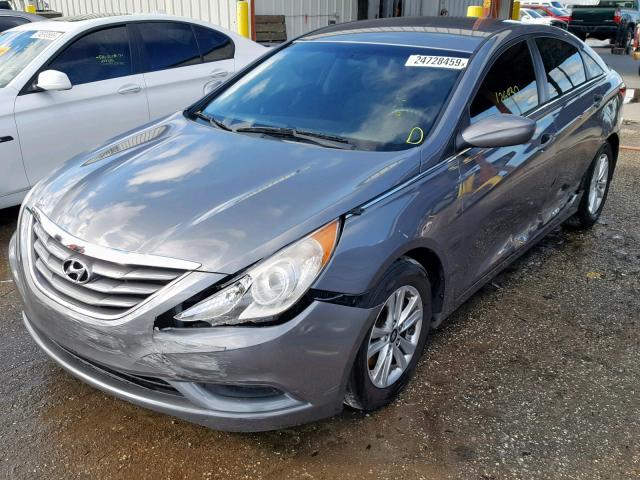 5NPEB4AC0BH247850 - 2011 HYUNDAI SONATA GLS GRAY photo 2