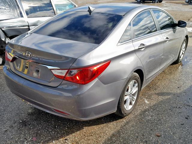 5NPEB4AC0BH247850 - 2011 HYUNDAI SONATA GLS GRAY photo 4