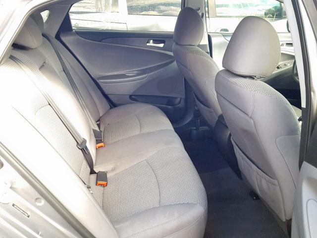 5NPEB4AC0BH247850 - 2011 HYUNDAI SONATA GLS GRAY photo 6