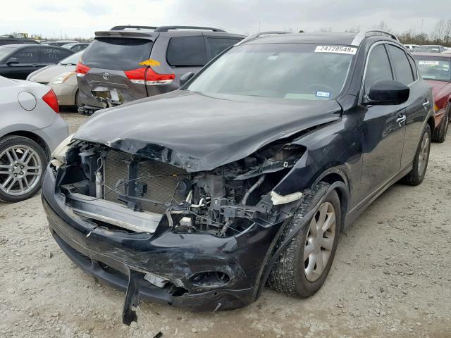 JN1AJ0HP4AM702032 - 2010 INFINITI EX35 BASE BLACK photo 2