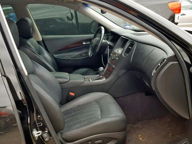 JN1AJ0HP4AM702032 - 2010 INFINITI EX35 BASE BLACK photo 5