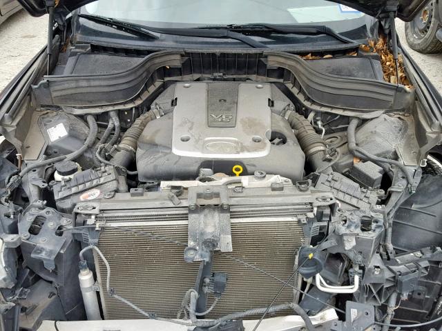 JN1AJ0HP4AM702032 - 2010 INFINITI EX35 BASE BLACK photo 7